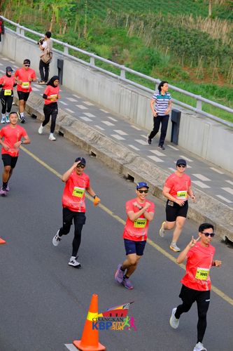 Race photo from CISANGKAN KBP CITY RUN 2025
