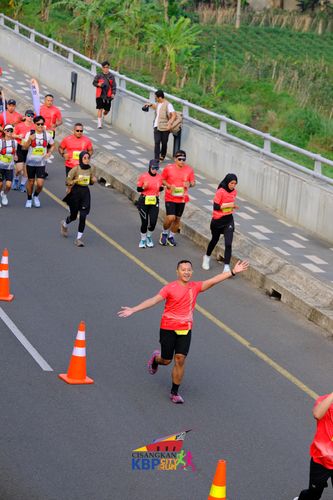 Race photo from CISANGKAN KBP CITY RUN 2025