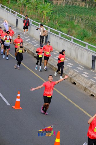 Race photo from CISANGKAN KBP CITY RUN 2025