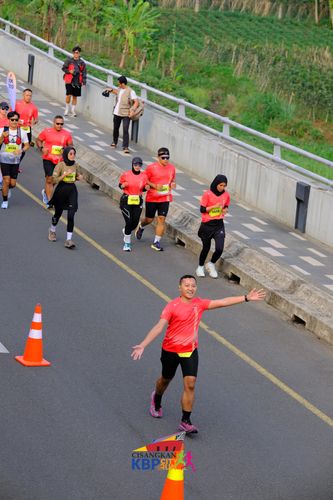 Race photo from CISANGKAN KBP CITY RUN 2025