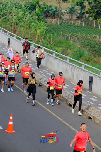 Race photo from CISANGKAN KBP CITY RUN 2025