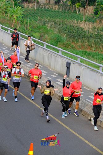Race photo from CISANGKAN KBP CITY RUN 2025