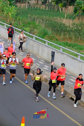 Race photo from CISANGKAN KBP CITY RUN 2025
