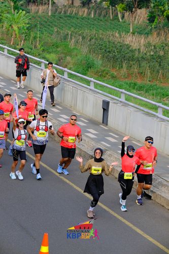 Race photo from CISANGKAN KBP CITY RUN 2025