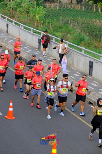Race photo from CISANGKAN KBP CITY RUN 2025