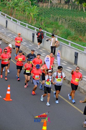 Race photo from CISANGKAN KBP CITY RUN 2025