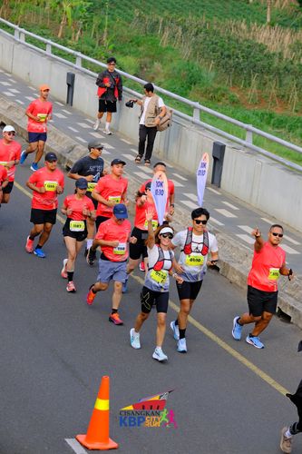 Race photo from CISANGKAN KBP CITY RUN 2025