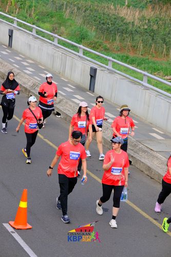 Race photo from CISANGKAN KBP CITY RUN 2025