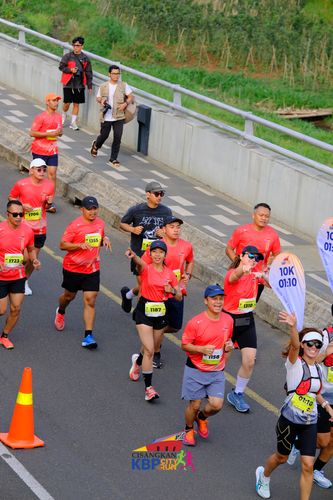 Race photo from CISANGKAN KBP CITY RUN 2025