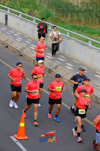 Race photo from CISANGKAN KBP CITY RUN 2025