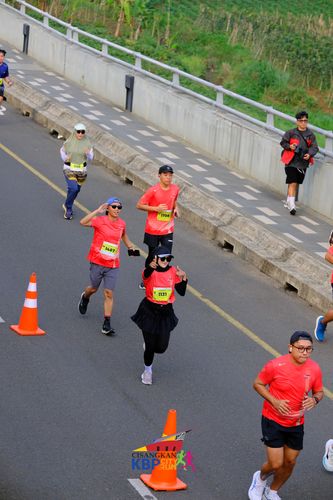 Race photo from CISANGKAN KBP CITY RUN 2025