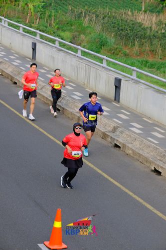 Race photo from CISANGKAN KBP CITY RUN 2025