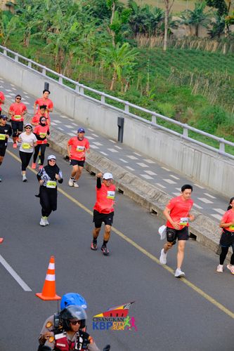 Race photo from CISANGKAN KBP CITY RUN 2025