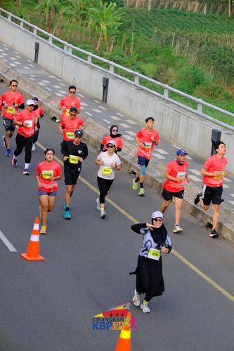 Race photo from CISANGKAN KBP CITY RUN 2025