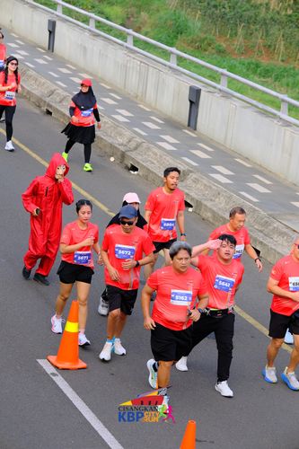 Race photo from CISANGKAN KBP CITY RUN 2025
