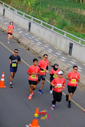 Race photo from CISANGKAN KBP CITY RUN 2025