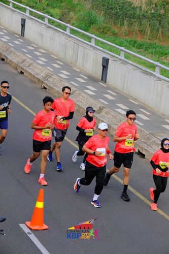 Race photo from CISANGKAN KBP CITY RUN 2025