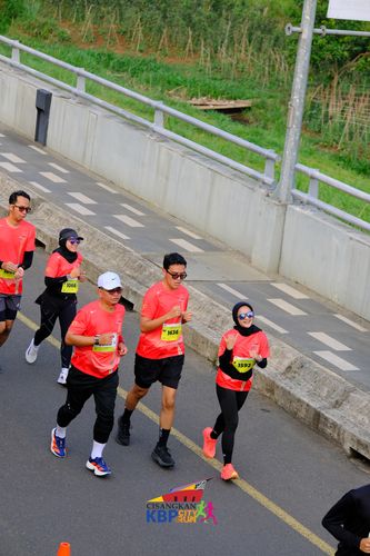 Race photo from CISANGKAN KBP CITY RUN 2025