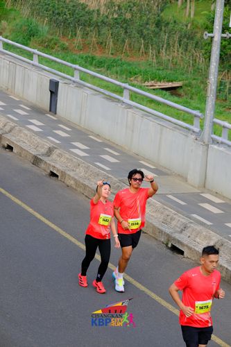 Race photo from CISANGKAN KBP CITY RUN 2025