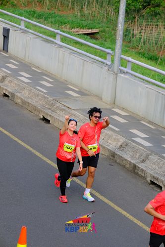 Race photo from CISANGKAN KBP CITY RUN 2025