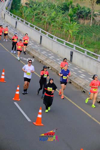 Race photo from CISANGKAN KBP CITY RUN 2025