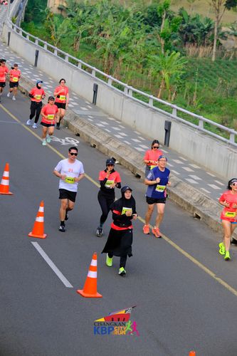 Race photo from CISANGKAN KBP CITY RUN 2025