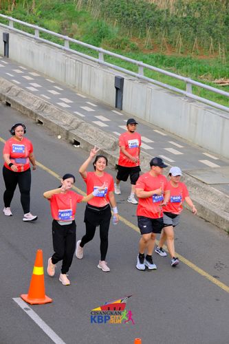Race photo from CISANGKAN KBP CITY RUN 2025