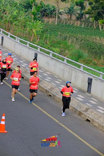 Race photo from CISANGKAN KBP CITY RUN 2025