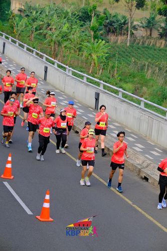 Race photo from CISANGKAN KBP CITY RUN 2025
