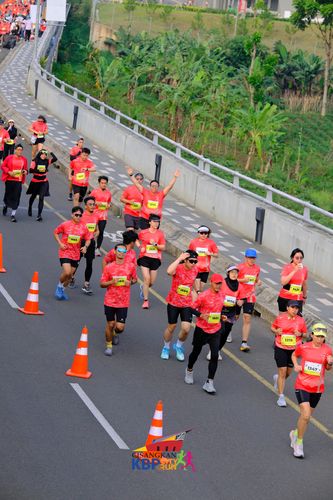 Race photo from CISANGKAN KBP CITY RUN 2025