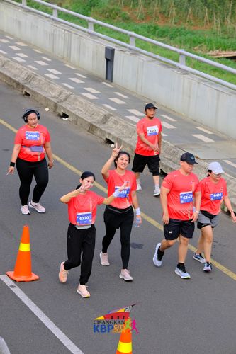 Race photo from CISANGKAN KBP CITY RUN 2025