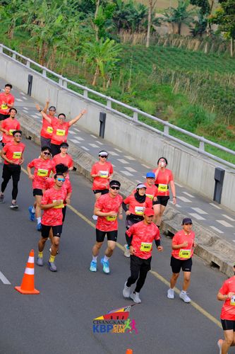 Race photo from CISANGKAN KBP CITY RUN 2025