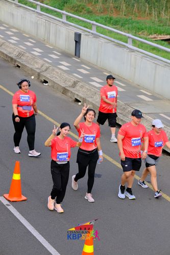Race photo from CISANGKAN KBP CITY RUN 2025