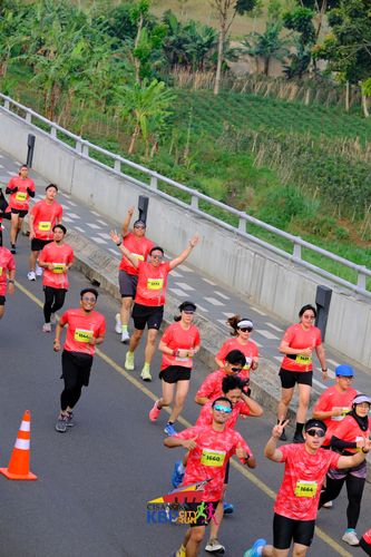 Race photo from CISANGKAN KBP CITY RUN 2025