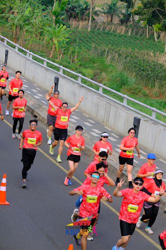 Race photo from CISANGKAN KBP CITY RUN 2025