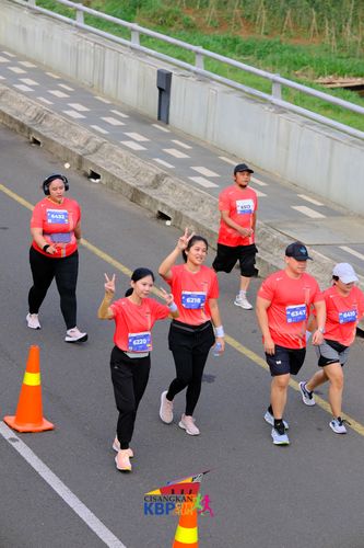 Race photo from CISANGKAN KBP CITY RUN 2025