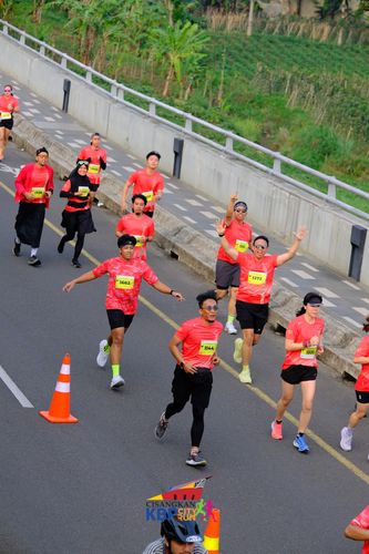 Race photo from CISANGKAN KBP CITY RUN 2025