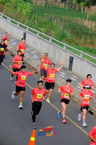 Race photo from CISANGKAN KBP CITY RUN 2025