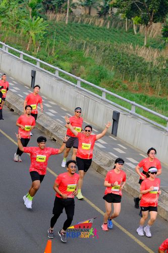 Race photo from CISANGKAN KBP CITY RUN 2025