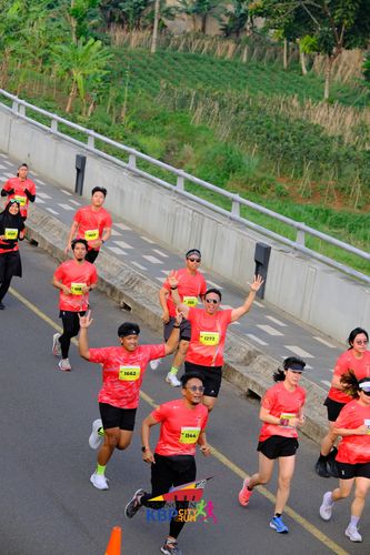 Race photo from CISANGKAN KBP CITY RUN 2025