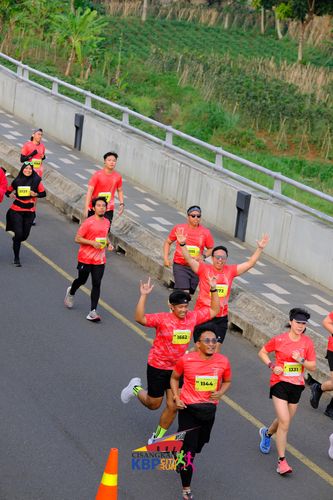 Race photo from CISANGKAN KBP CITY RUN 2025