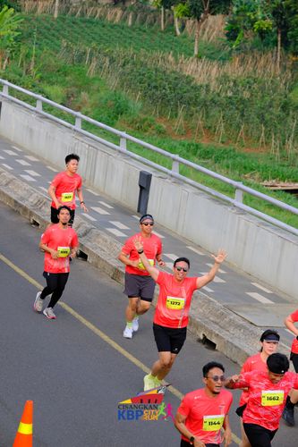 Race photo from CISANGKAN KBP CITY RUN 2025