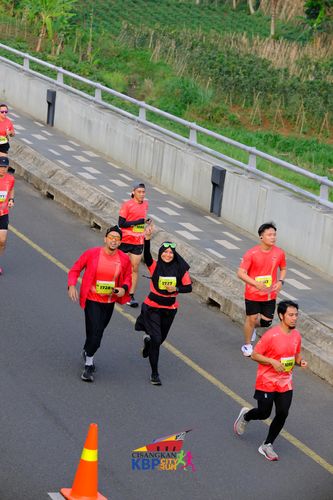 Race photo from CISANGKAN KBP CITY RUN 2025