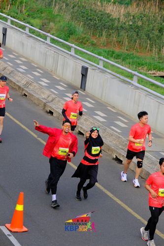Race photo from CISANGKAN KBP CITY RUN 2025