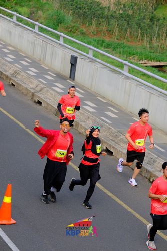 Race photo from CISANGKAN KBP CITY RUN 2025