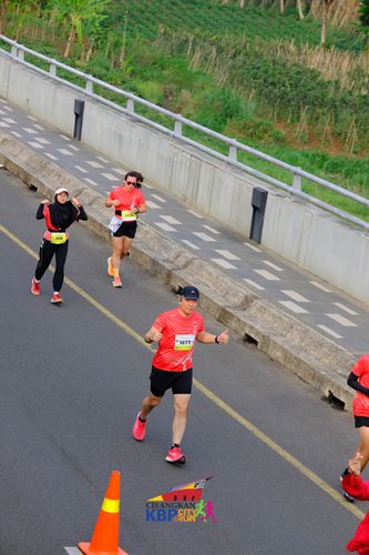 Race photo from CISANGKAN KBP CITY RUN 2025