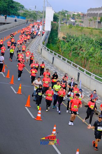 Race photo from CISANGKAN KBP CITY RUN 2025
