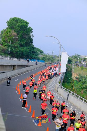 Race photo from CISANGKAN KBP CITY RUN 2025