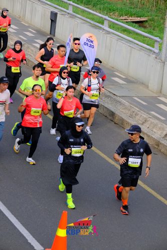 Race photo from CISANGKAN KBP CITY RUN 2025