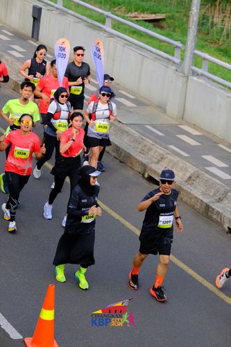 Race photo from CISANGKAN KBP CITY RUN 2025